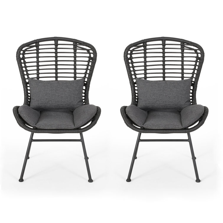 Kidsgrove Patio Chair with Cushions & Reviews Joss & Main